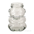 200ml unique cute bear shaped glass bottle for candy /honey for kids